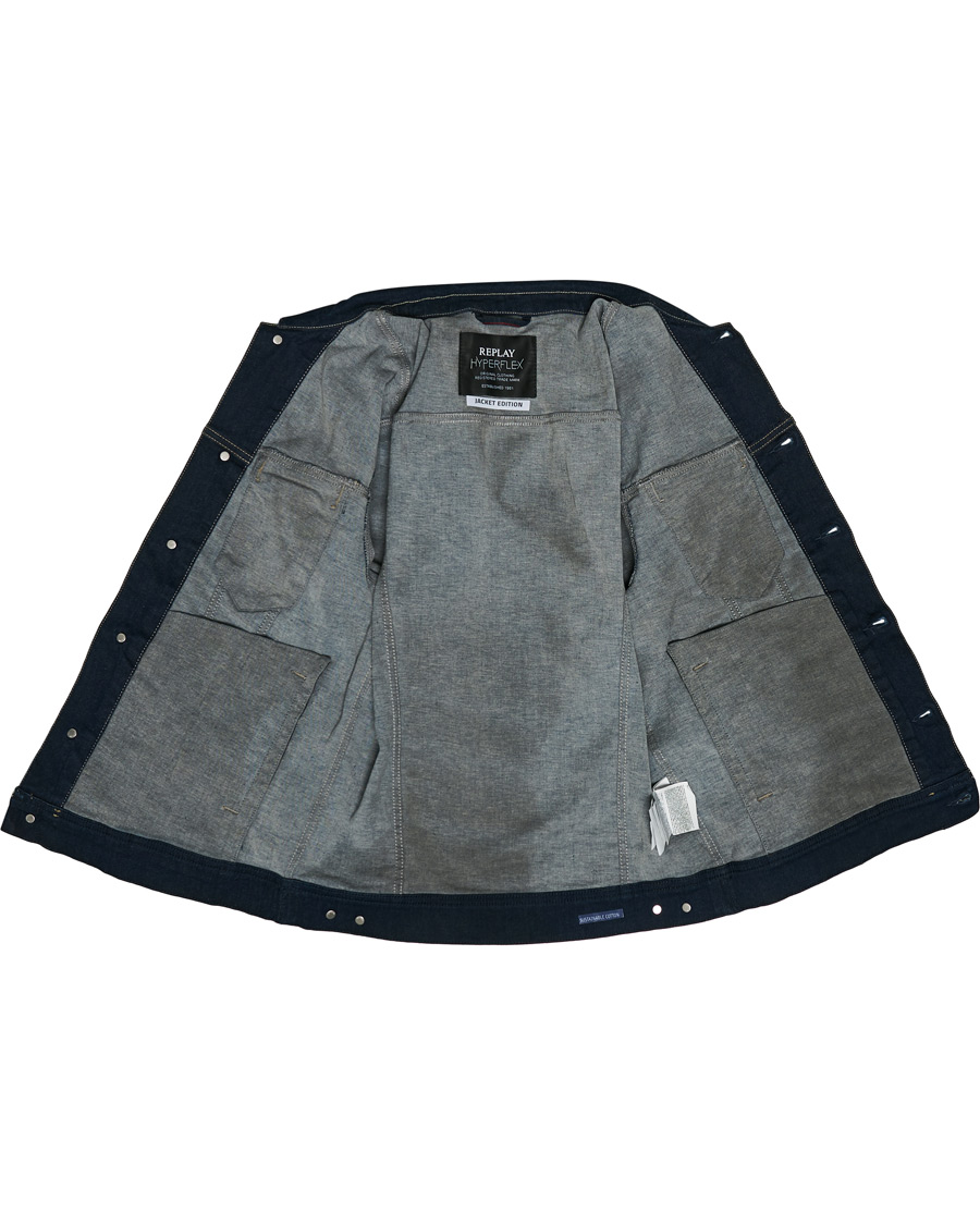 Uomini | Giacche | Replay | Denim Jacket Dark Blue