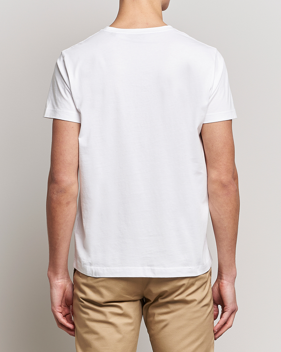 Uomini | T-shirt | GANT | Archive Shield Logo Crew Neck Tee White