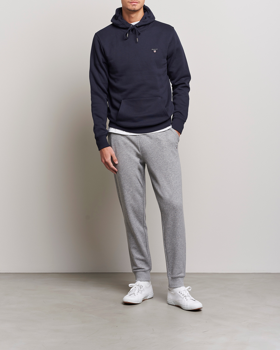 Uomini | Pantaloni | Gant | Original Sweatpants Grey Melange