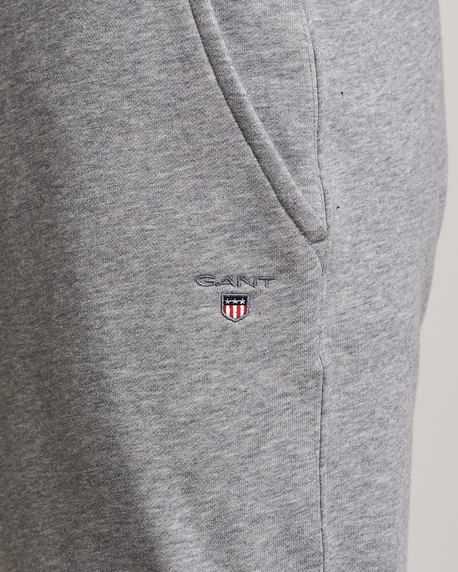 Uomini | Pantaloni | Gant | Original Sweatpants Grey Melange