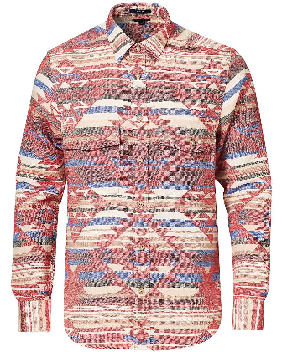 Uomini | Camicie | GANT | Regular Fit Geometric Jacquard Shirt Multi