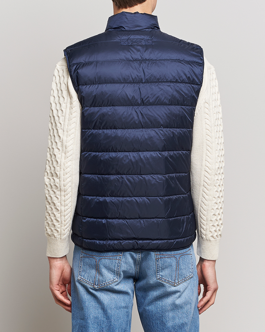 Uomini | Gilet | Gant | The Light Down Gilet Evening Blue