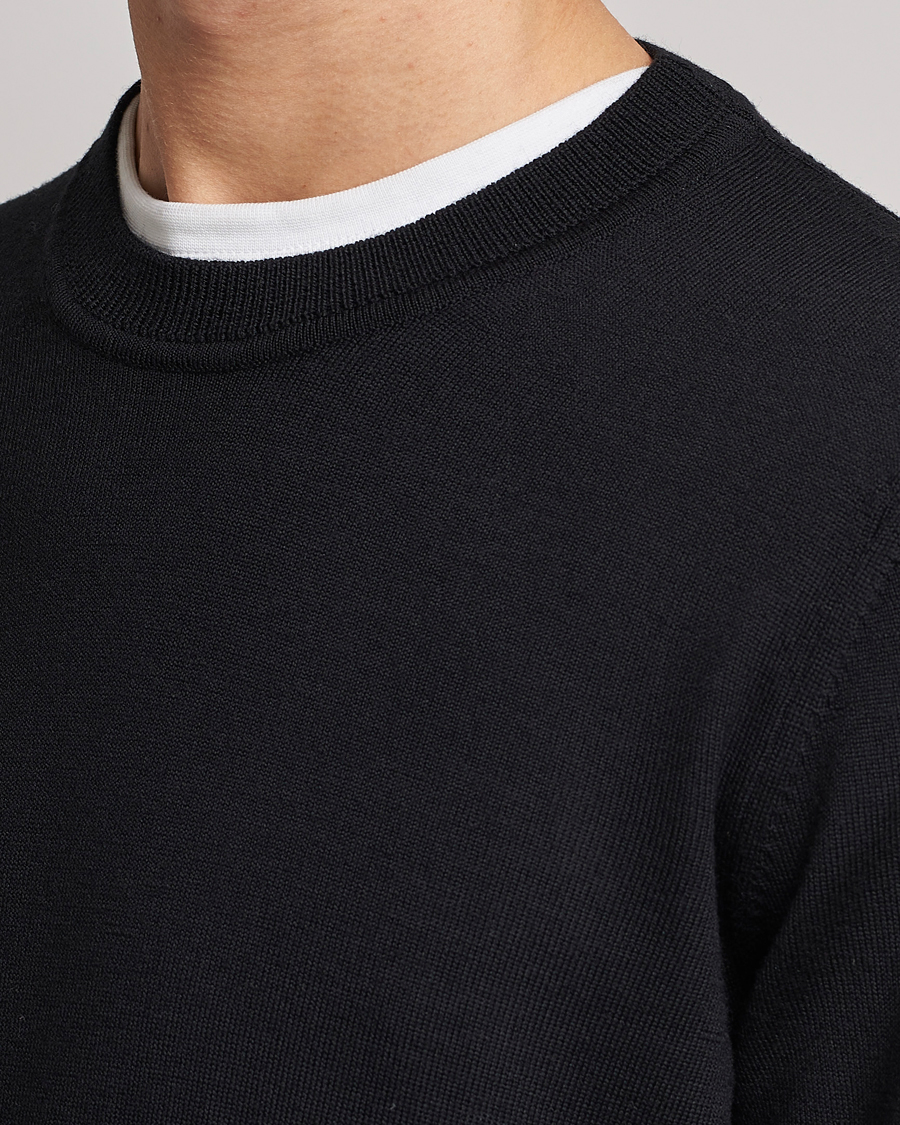 Uomini | Maglieria | NN07 | Ted Merino Crew Neck Pullover Black