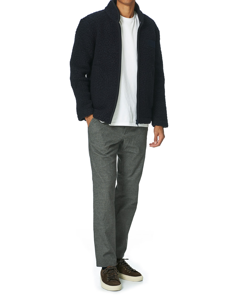 Uomini | Pantaloni | NN07 | Theo Regular Fit Brushed Cotton Chinos Grey