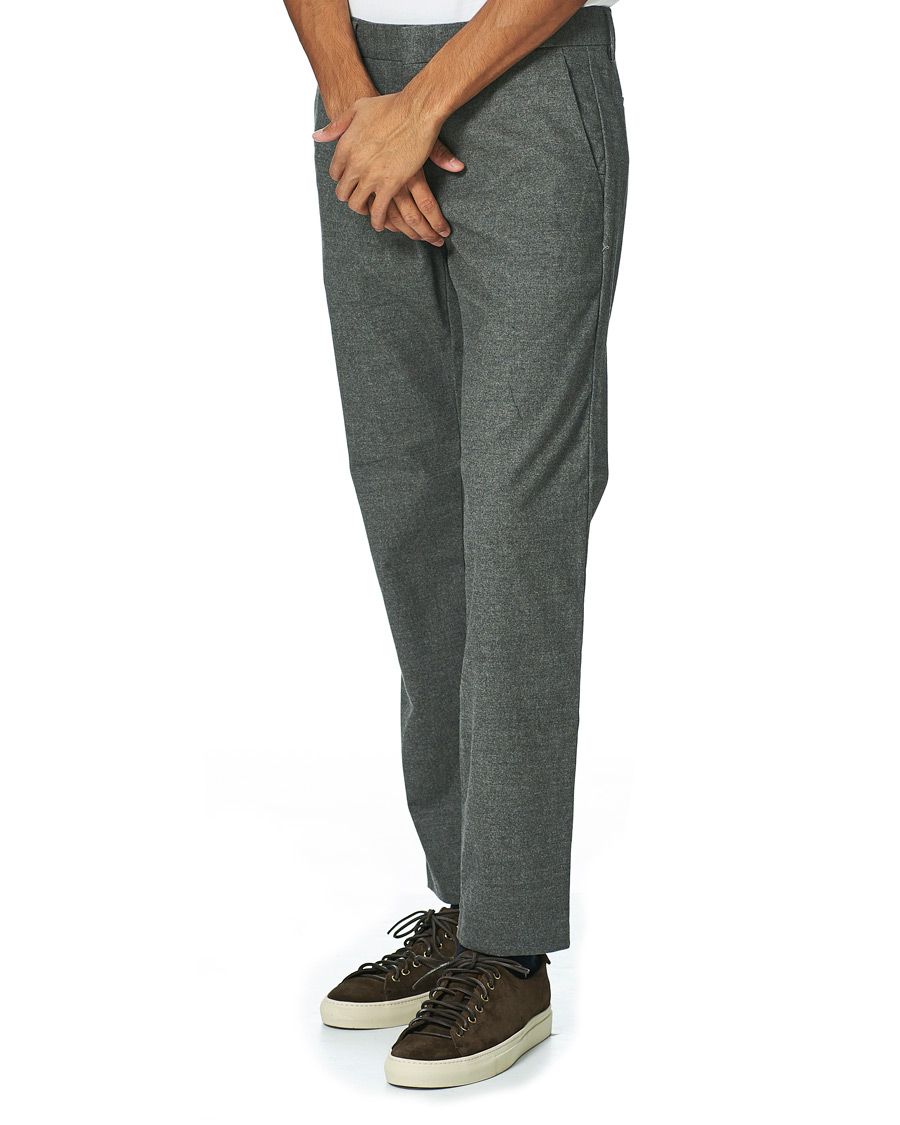 Uomini | Pantaloni | NN07 | Theo Regular Fit Brushed Cotton Chinos Grey