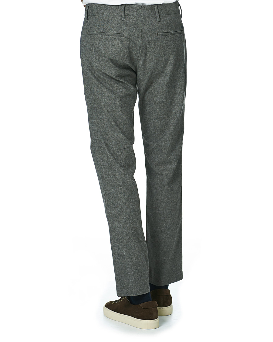 Uomini | Pantaloni | NN07 | Theo Regular Fit Brushed Cotton Chinos Grey