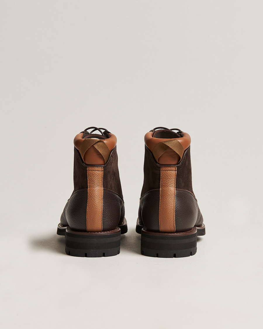 Uomini | Heschung Raphia Leather/Suede Boot Moro/Coffee | Heschung | Raphia Leather/Suede Boot Moro/Coffee