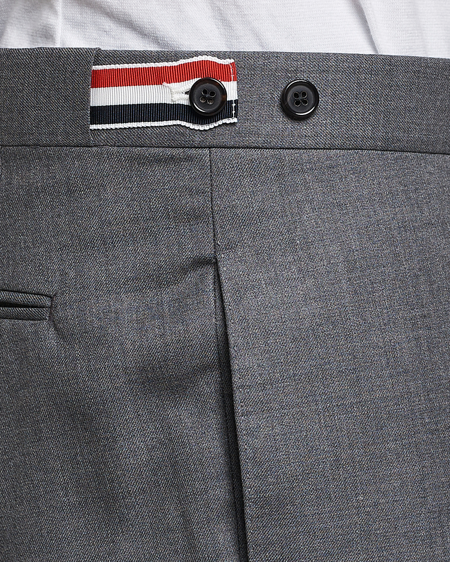 Uomini | Pantaloni | Thom Browne | Super 120s Wool Trousers Medium Grey