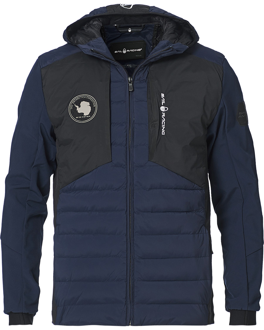 Uomini | Giacche | Sail Racing | Antartica Hybrid Hooded Jacket Dark Navy