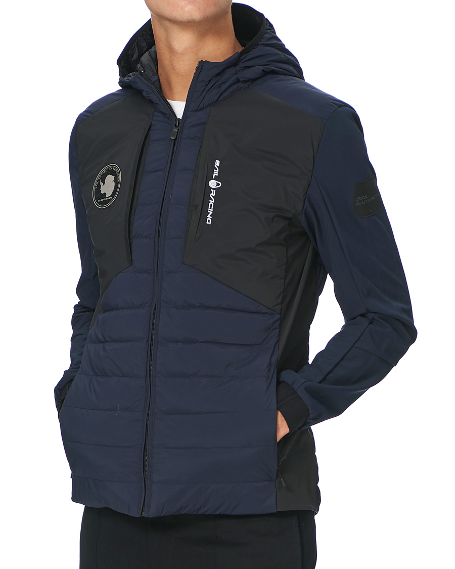 Uomini | Giacche | Sail Racing | Antartica Hybrid Hooded Jacket Dark Navy