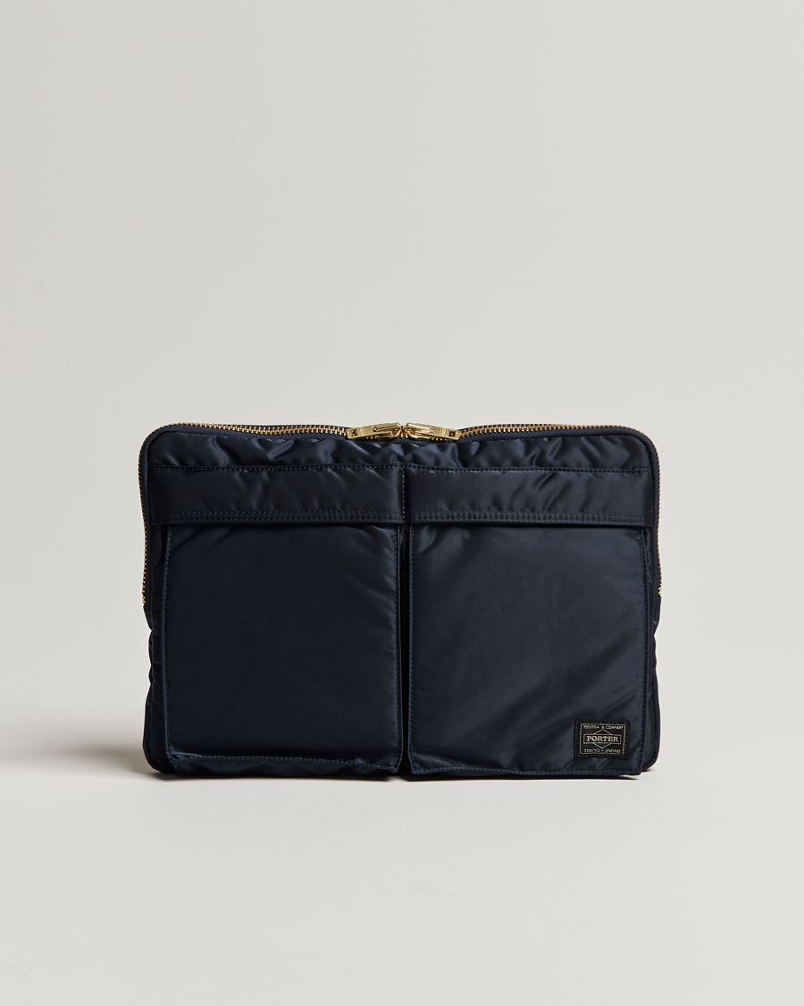 Uomini | Porter-Yoshida & Co. Tanker Document Case Iron Blue | Porter-Yoshida & Co. | Tanker Document Case Iron Blue