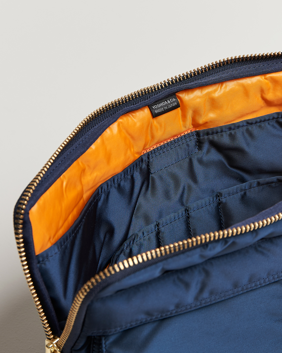 Uomini | Porter-Yoshida & Co. Tanker Document Case Iron Blue | Porter-Yoshida & Co. | Tanker Document Case Iron Blue