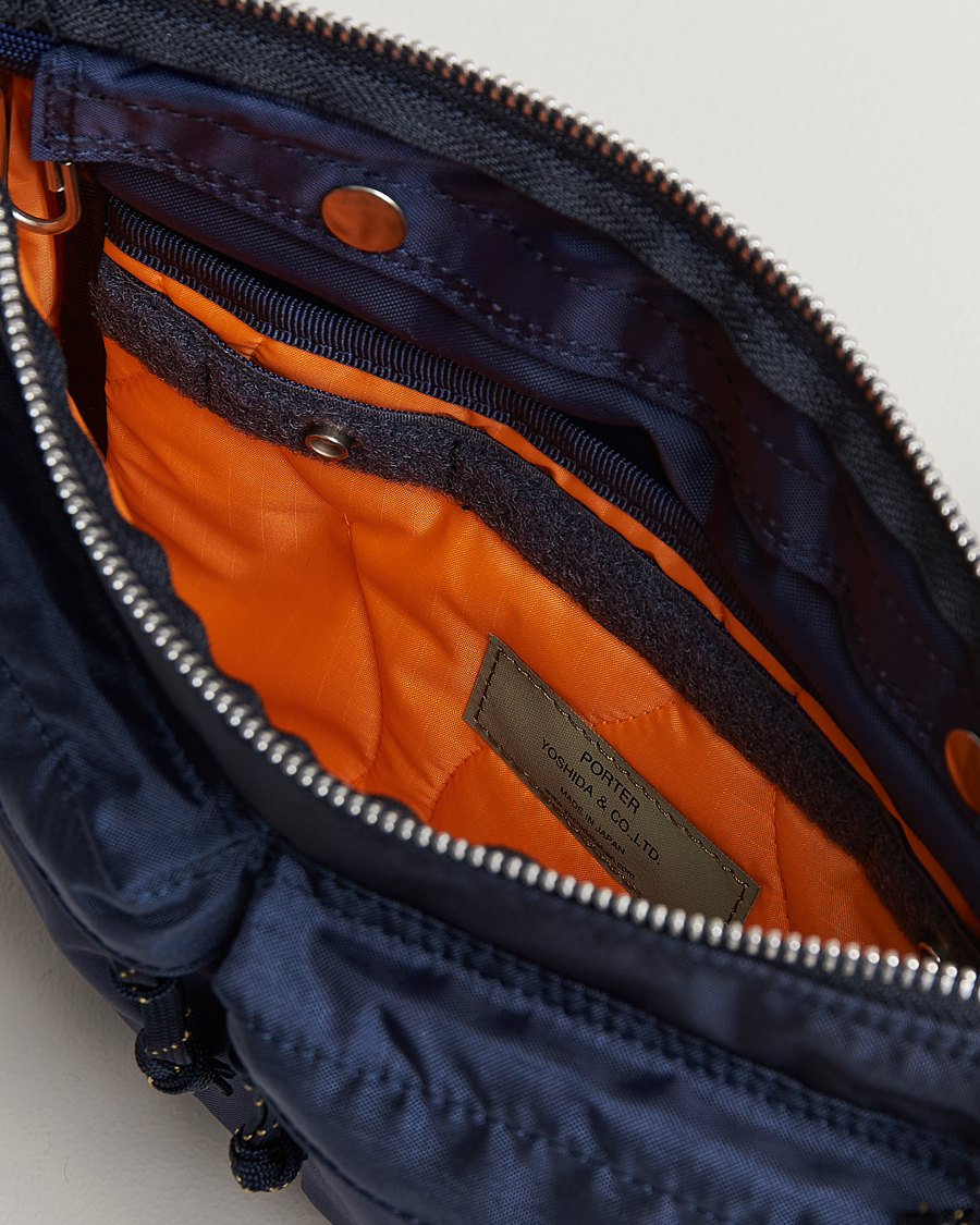 Uomini | Borse | Porter-Yoshida & Co. | Force Small Shoulder Bag Navy Blue