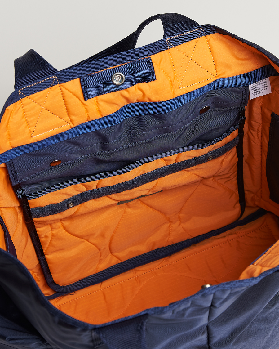 Uomini | Borse | Porter-Yoshida & Co. | Force 2Way Tote Bag Navy Blue