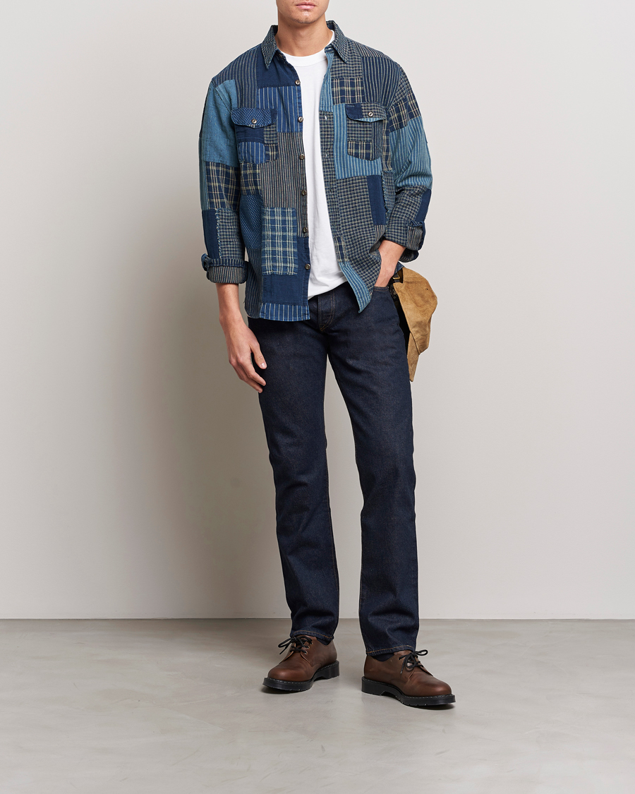 Uomini | Pantaloni | RRL | Slim Fit 5-Pocket Denim Once Washed