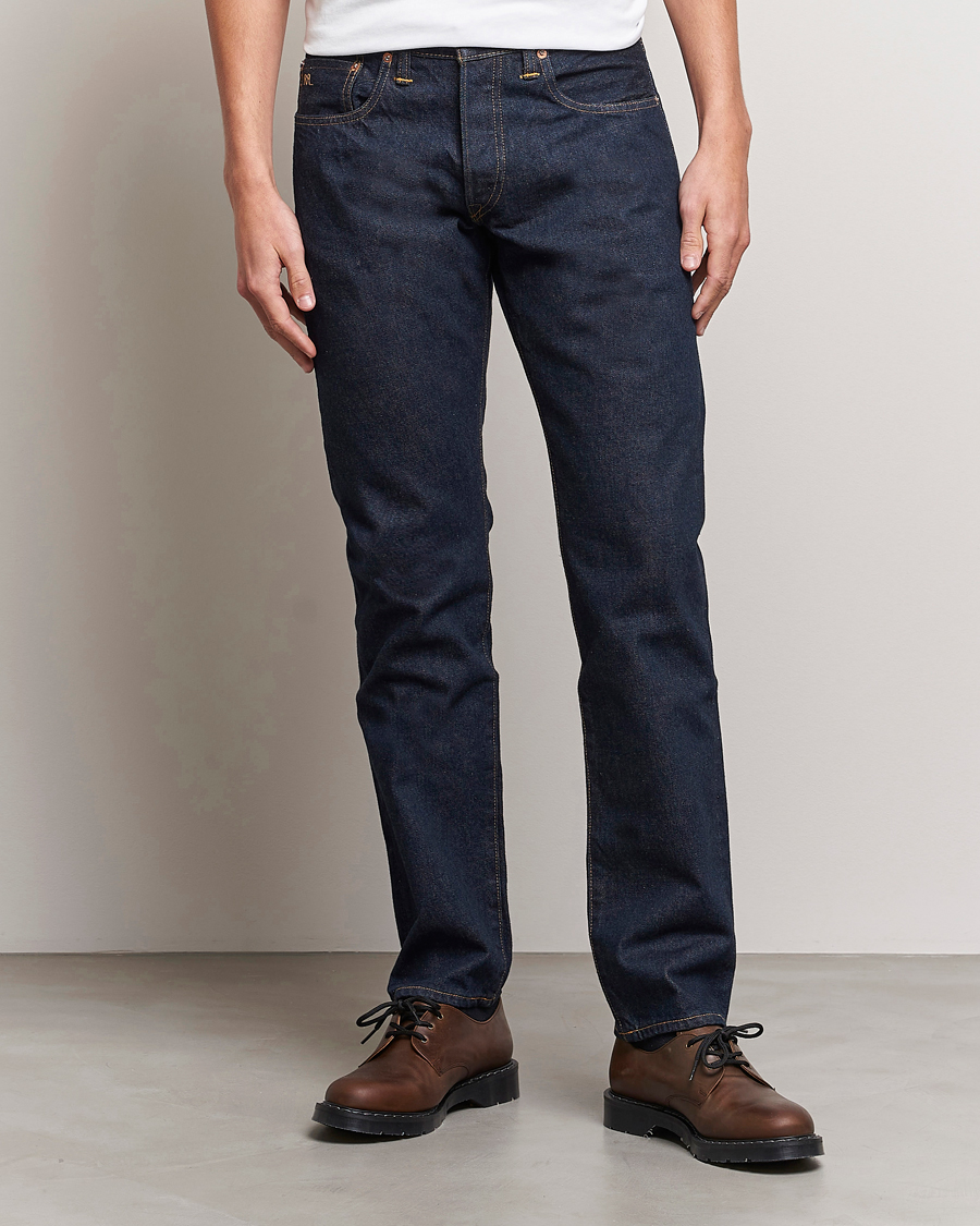Uomini | Pantaloni | RRL | Slim Fit 5-Pocket Denim Once Washed