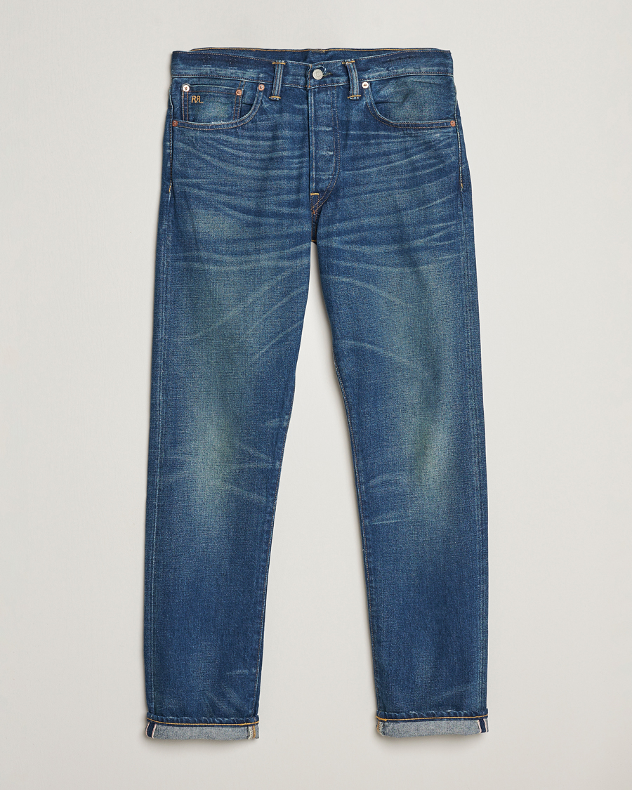 Uomini | Jeans | RRL | Slim Narrow 5-Pocket Denim Grandfalls Wash