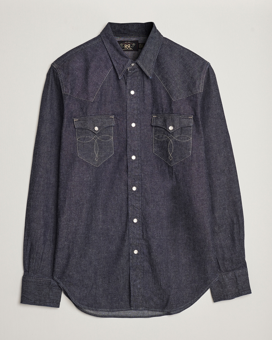 Uomini | Camicie | RRL | Buffalo Western Shirt Rinse