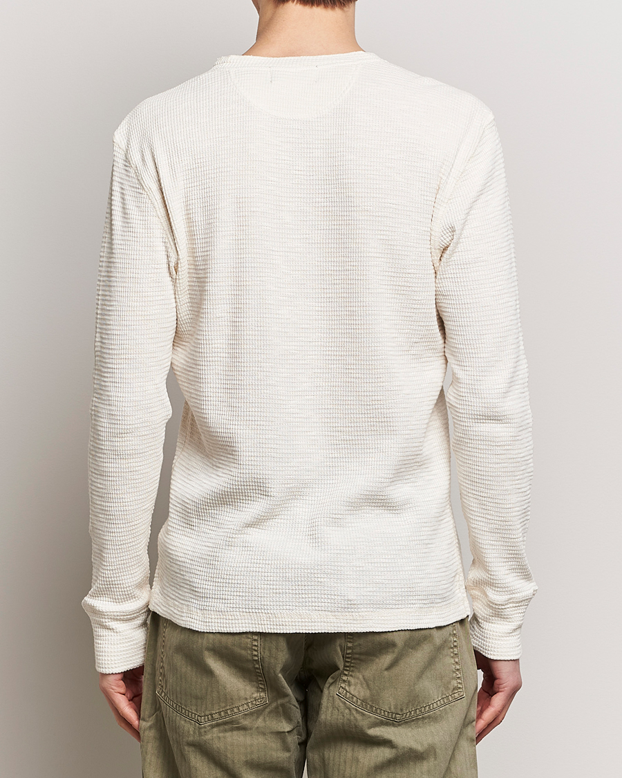 Uomini | T-shirt | RRL | Long Sleeve Henley Paper White