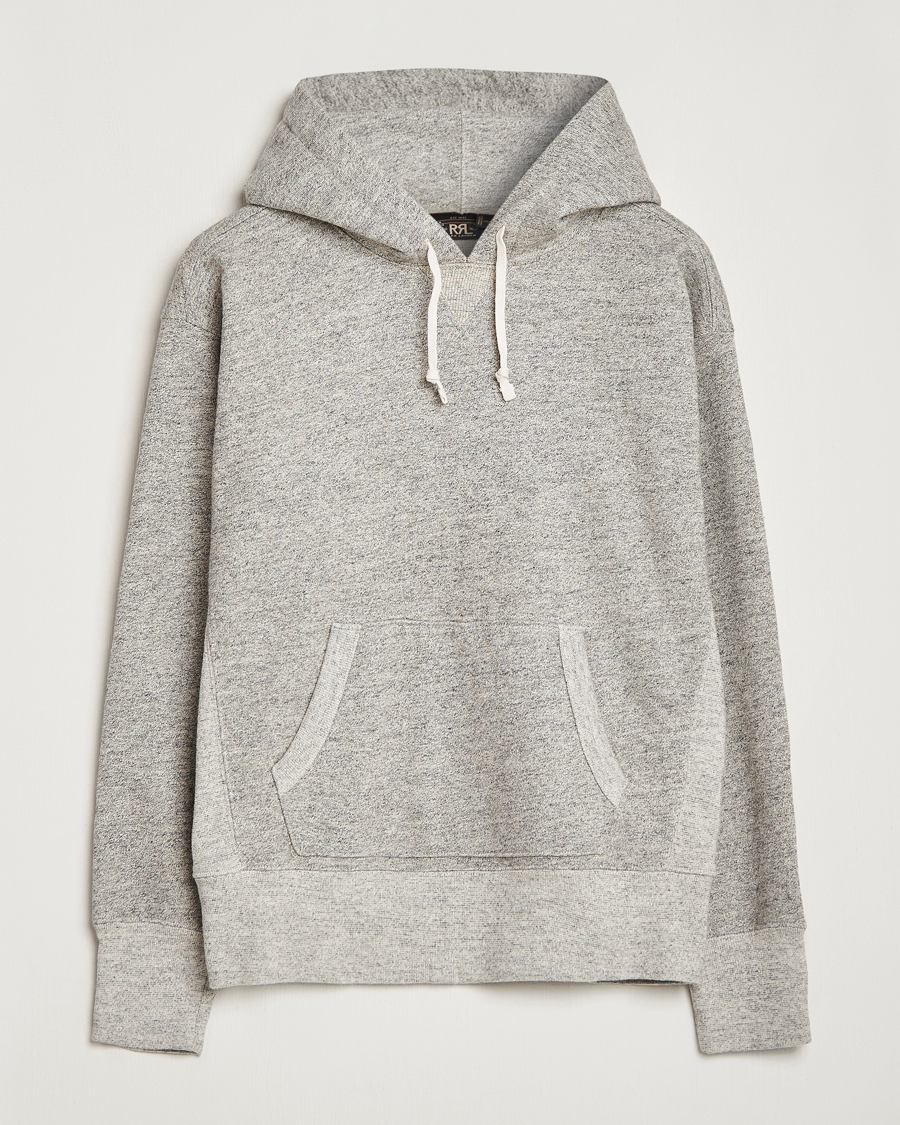 Uomini | Maglieria | RRL | Hooded Pullover Athletic Grey Heather