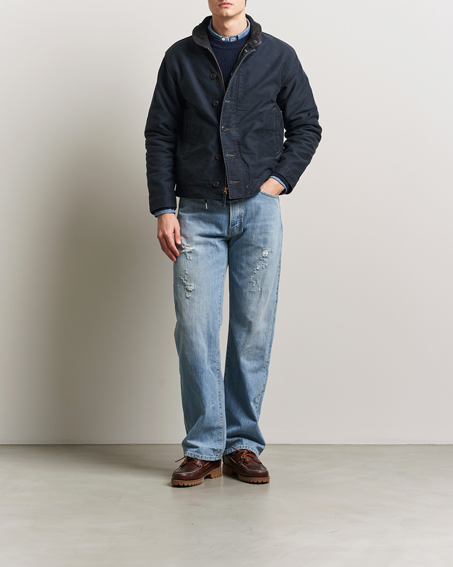 Uomini | Giacche | RRL | Bower Deck Jacket Dark Navy