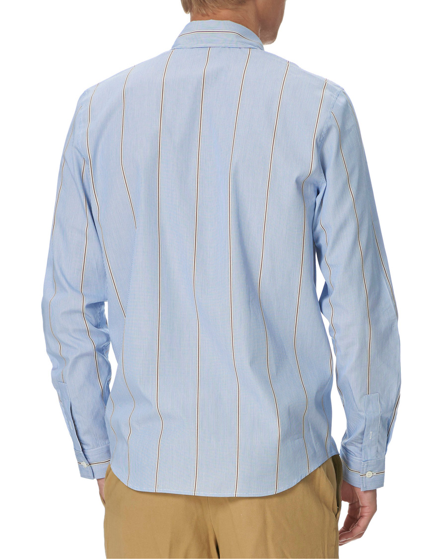 Uomini | Camicie | A.P.C. | Anthony Striped Shirt Light Blue