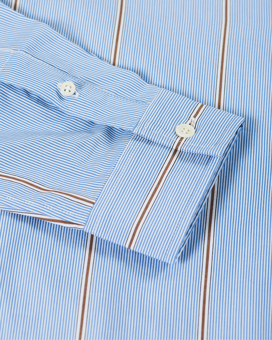 Uomini | Camicie | A.P.C. | Anthony Striped Shirt Light Blue