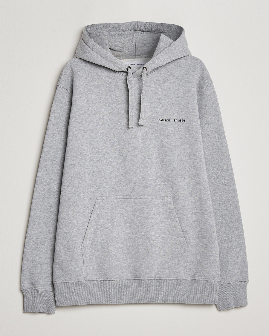 Uomini | Maglieria | Samsøe Samsøe | Norsbro Hoodie Grey Melange