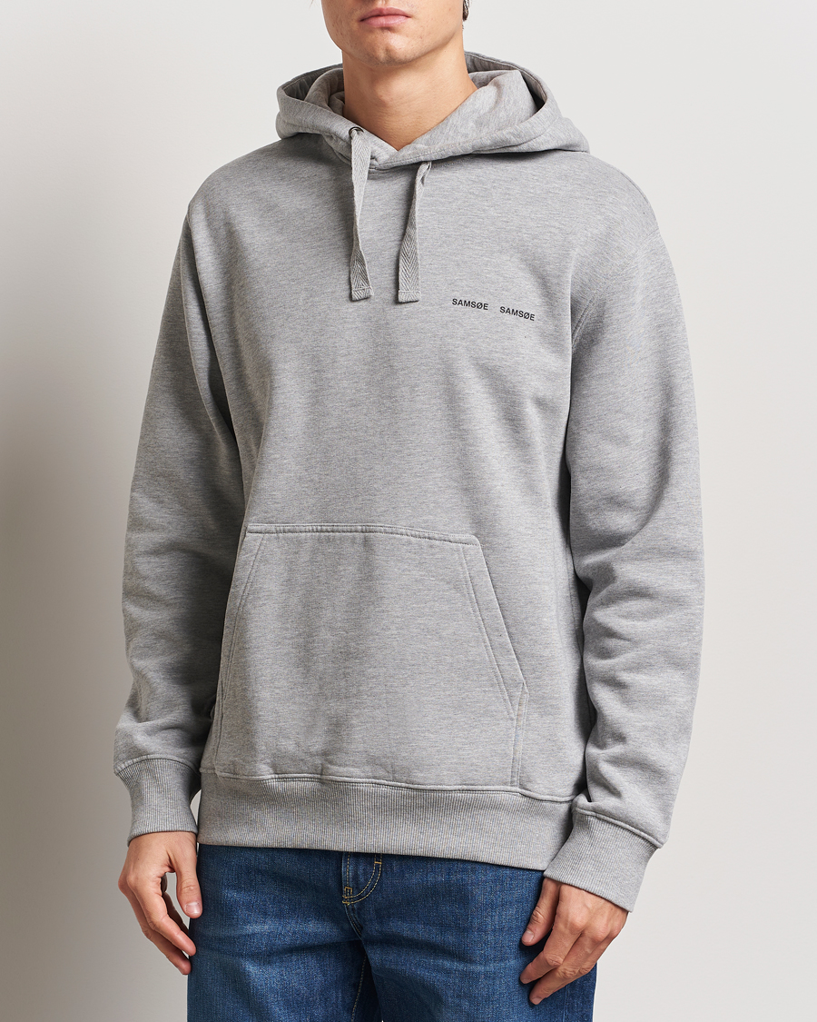 Uomini | Maglieria | Samsøe Samsøe | Norsbro Hoodie Grey Melange