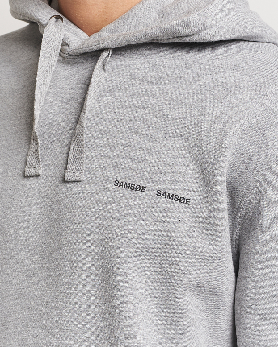 Uomini | Maglieria | Samsøe Samsøe | Norsbro Hoodie Grey Melange