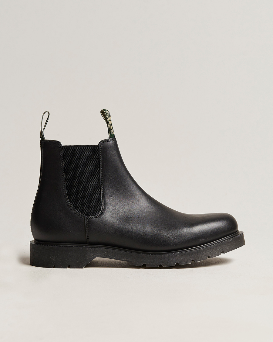Uomini | Stivali | Loake Shoemakers | Loake 1880 Mccauley Heat Sealed Chelsea Black Leather