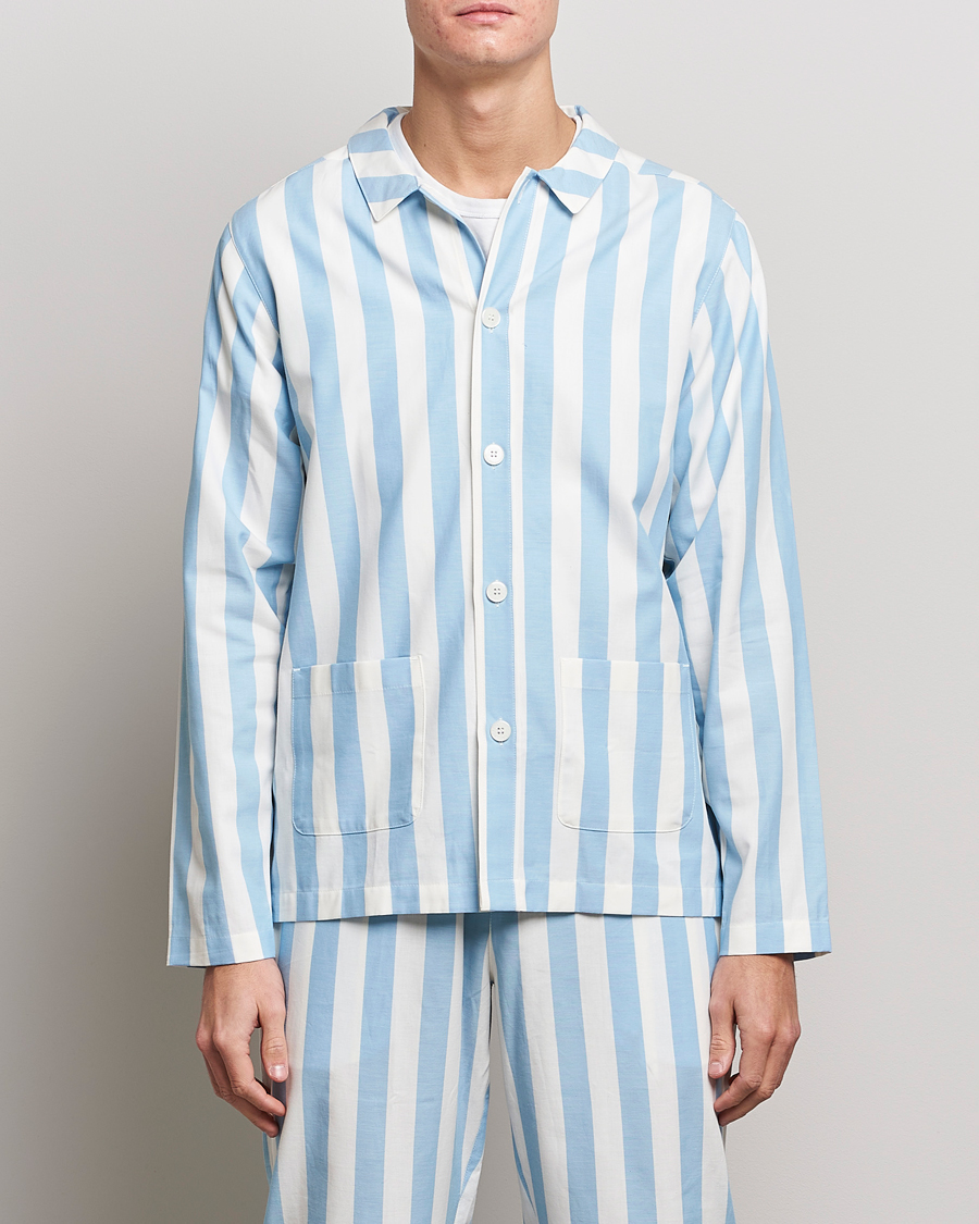 Uomini | Accappatoi & Pigiami | Nufferton | Uno Striped Pyjama Set Blue/White