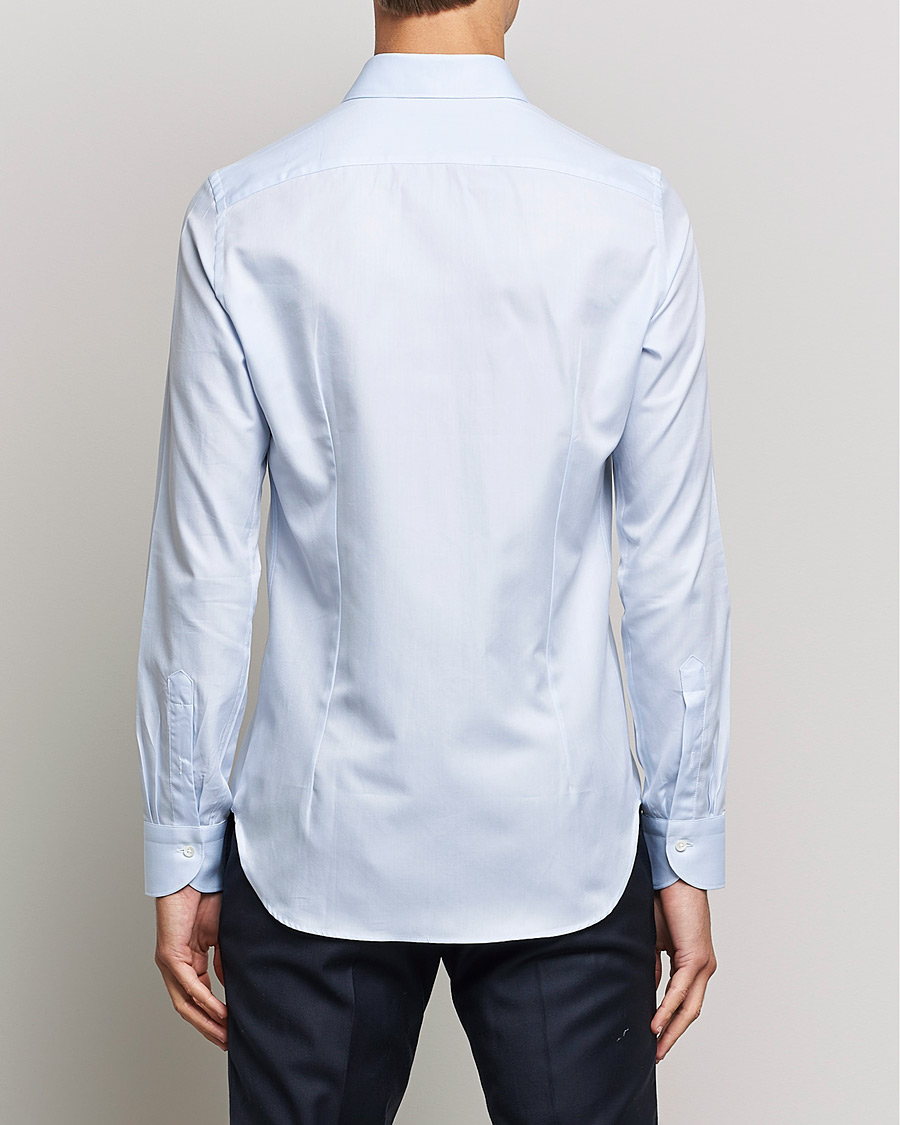 Uomini | Camicie | Canali | Slim Fit Cotton Shirt Light Blue