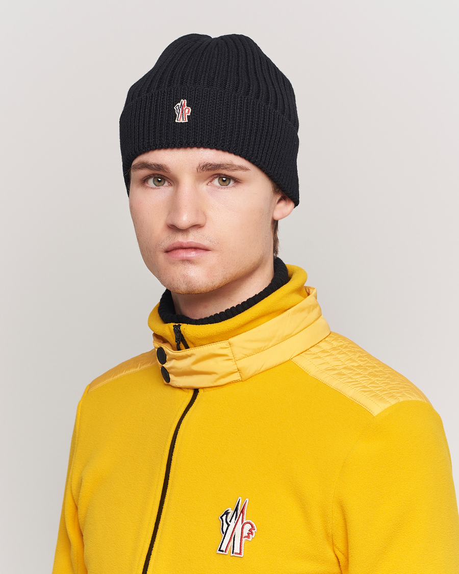 Uomini | Moncler Grenoble Beretto Beanie Black | Moncler Grenoble | Beretto Beanie Black