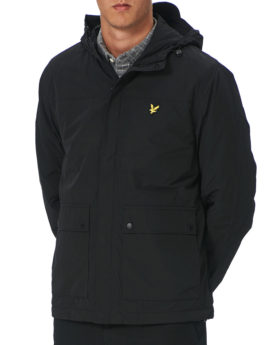 Uomini | Giacche | Lyle & Scott | Hooded Pocket Jacket Black