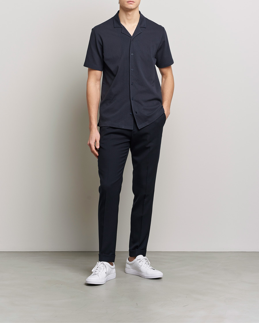 Uomini | Camicie | Sunspel | Riviera Resort Shirt Navy