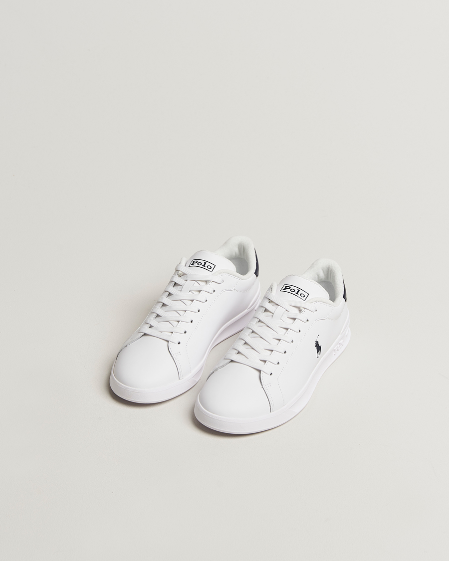Uomini | Sneakers | Polo Ralph Lauren | Heritage Court Sneakers White/Newport Navy
