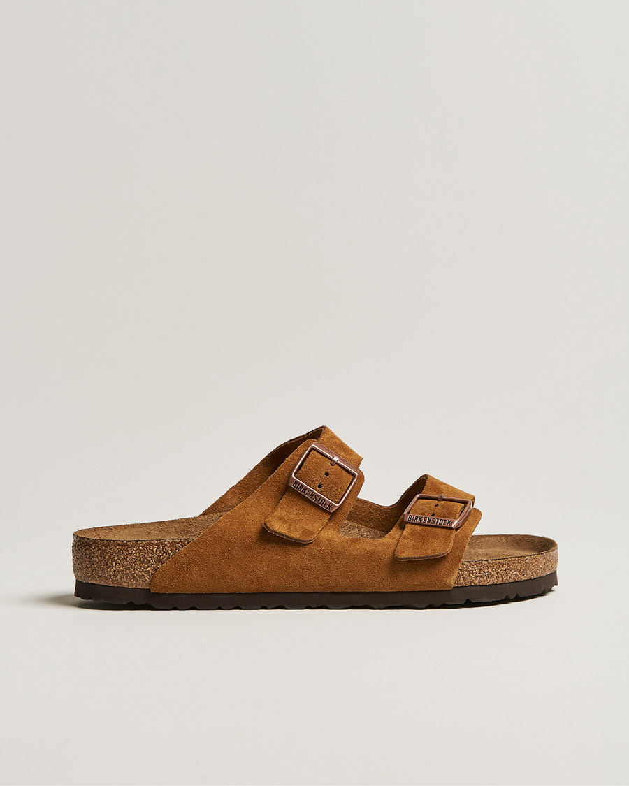 Uomini | Sandali & Diapositive | BIRKENSTOCK | Arizona Soft Footbed Mink Suede