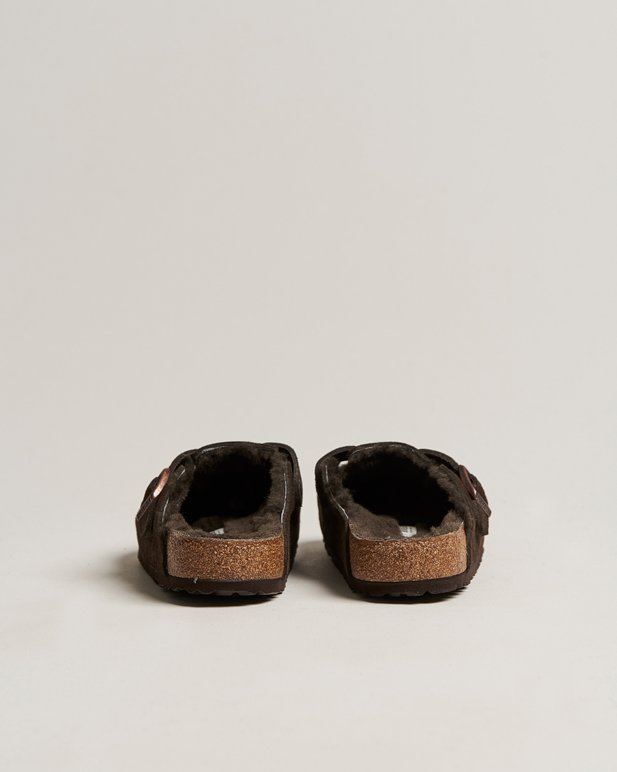 Uomini | BIRKENSTOCK Boston Shearling Mocca Suede 40 | BIRKENSTOCK | Boston Shearling Mocca Suede 40
