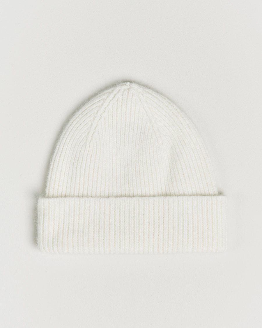 Uomini | Berretti | Le Bonnet | Lambswool/Caregora Beanie Snow