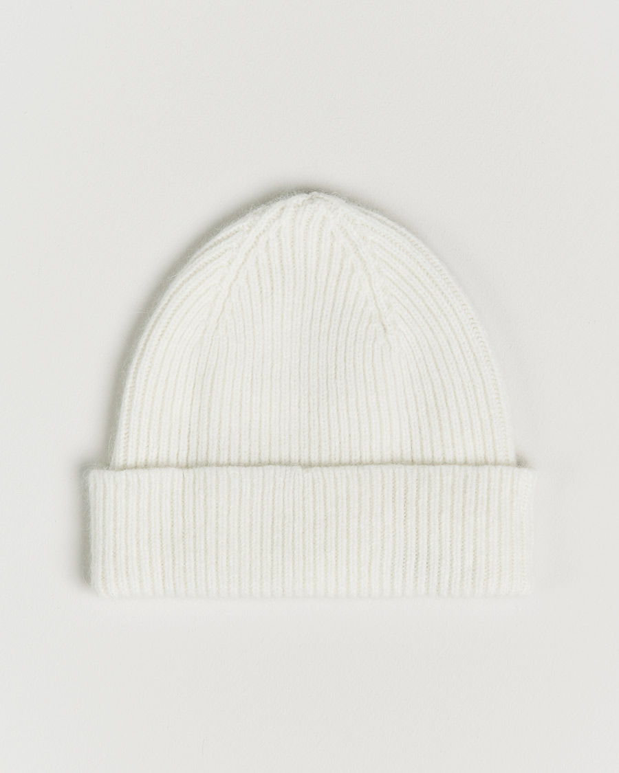 Uomini | Berretti | Le Bonnet | Lambswool/Caregora Beanie Snow