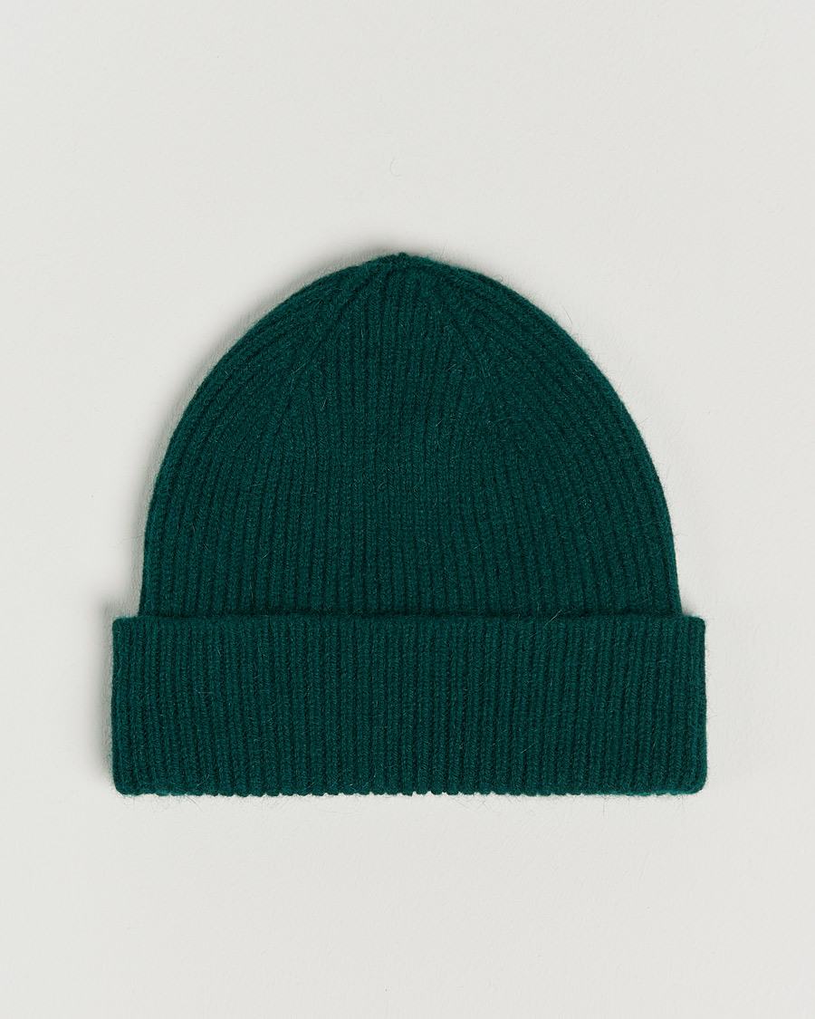 Uomini | Berretti | Le Bonnet | Lambswool/Caregora Beanie Moss