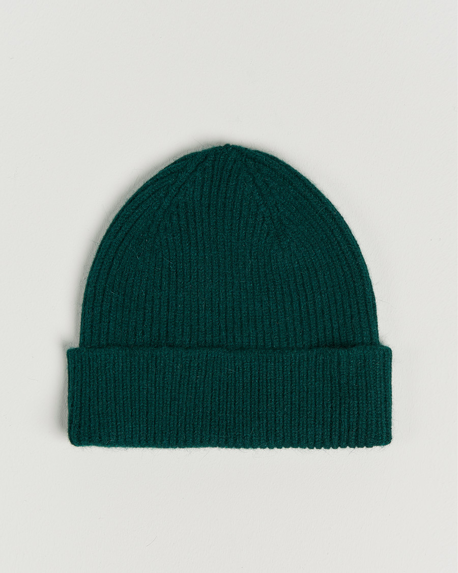 Uomini | Berretti | Le Bonnet | Lambswool/Caregora Beanie Moss