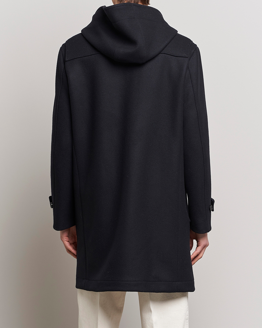 Uomini | Giacche | Mackintosh | Weir Wool Hooded Duffle Navy