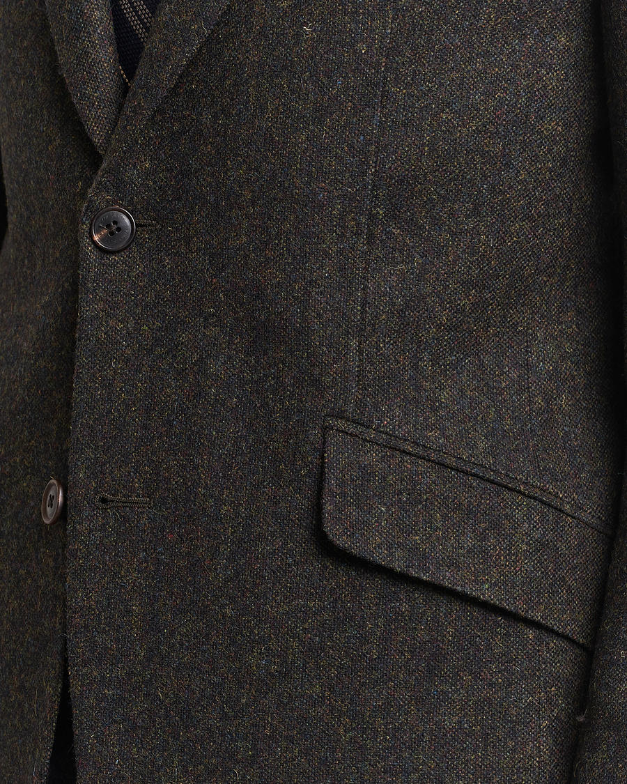 Uomini | Blazers | Walker Slater | Edward Wool Donegal Blazer Dark Brown