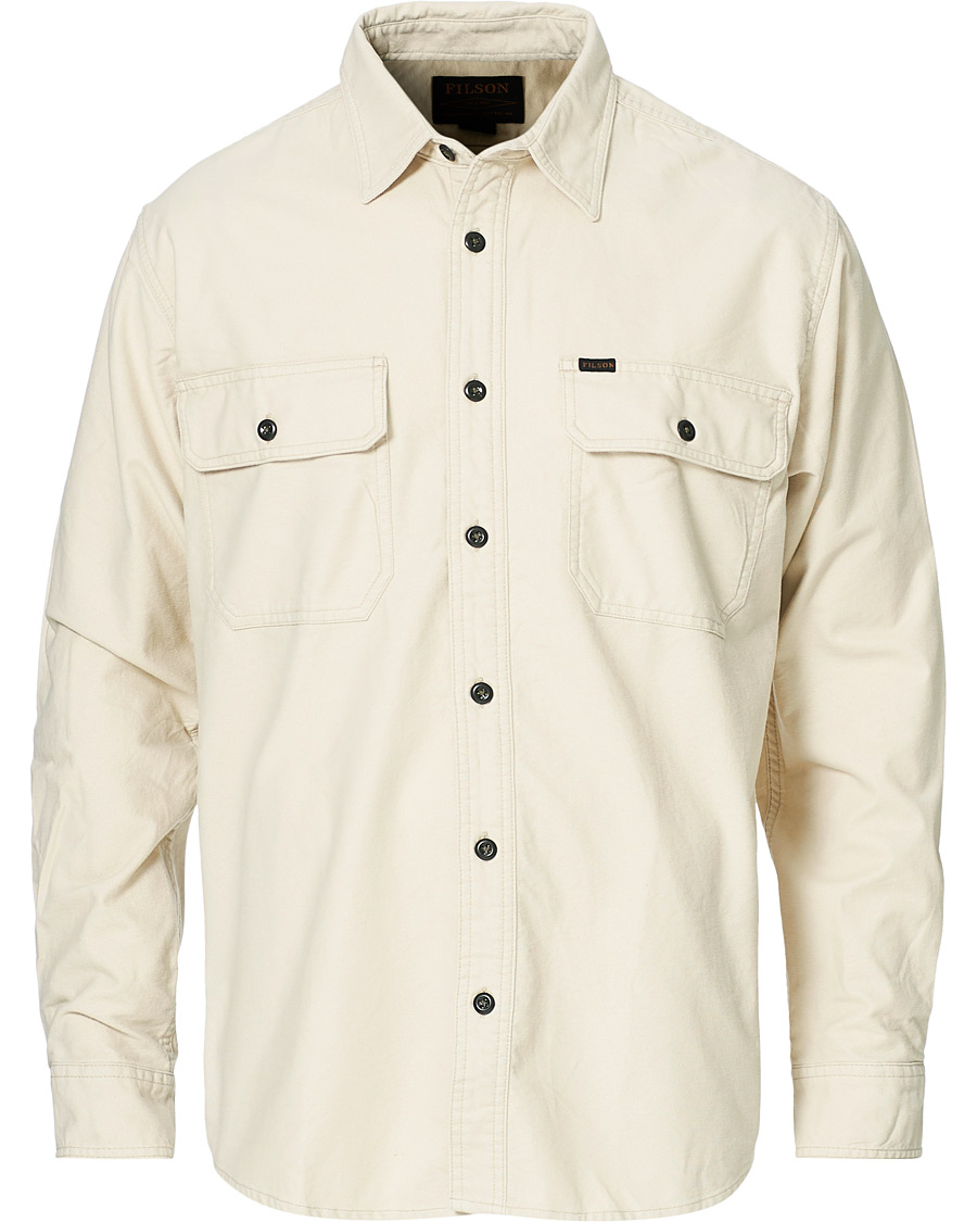 Uomini | Camicie | Filson | Field Flannel Shirt Off White