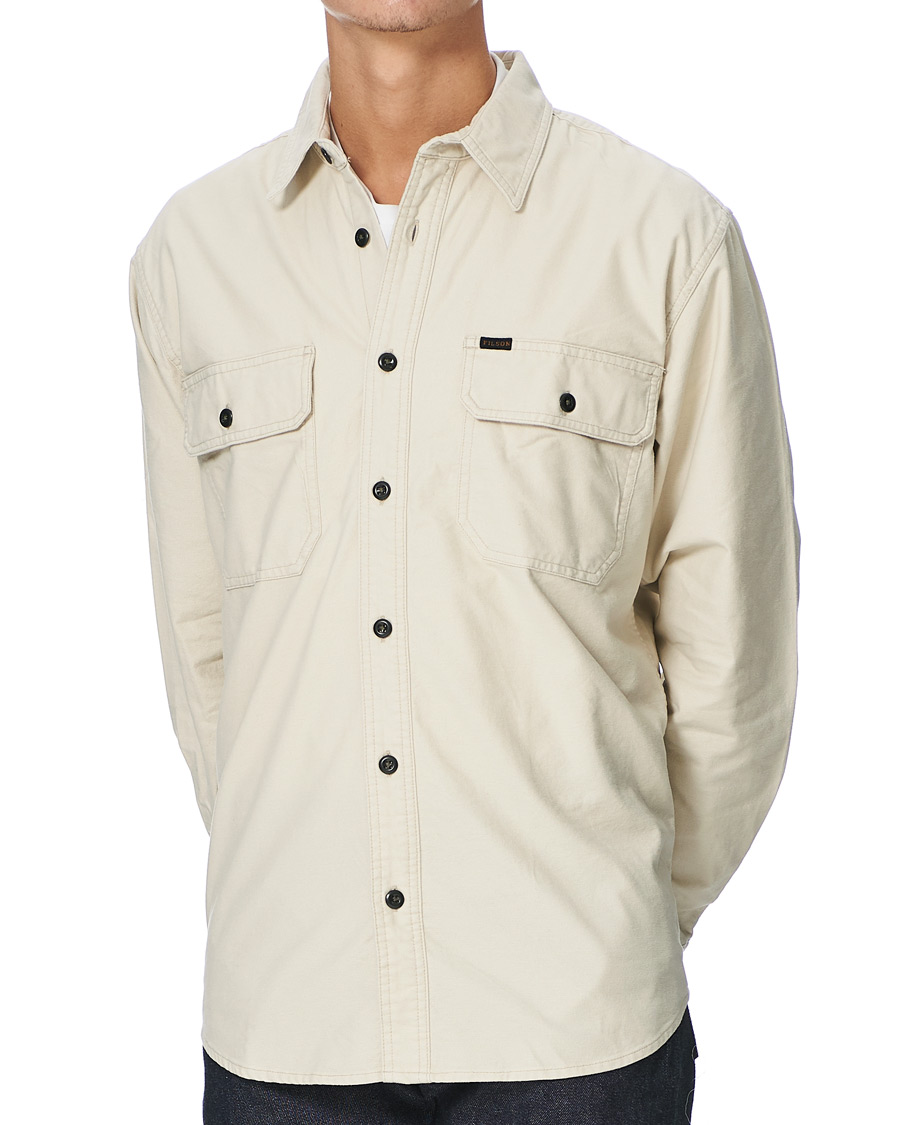 Uomini | Camicie | Filson | Field Flannel Shirt Off White
