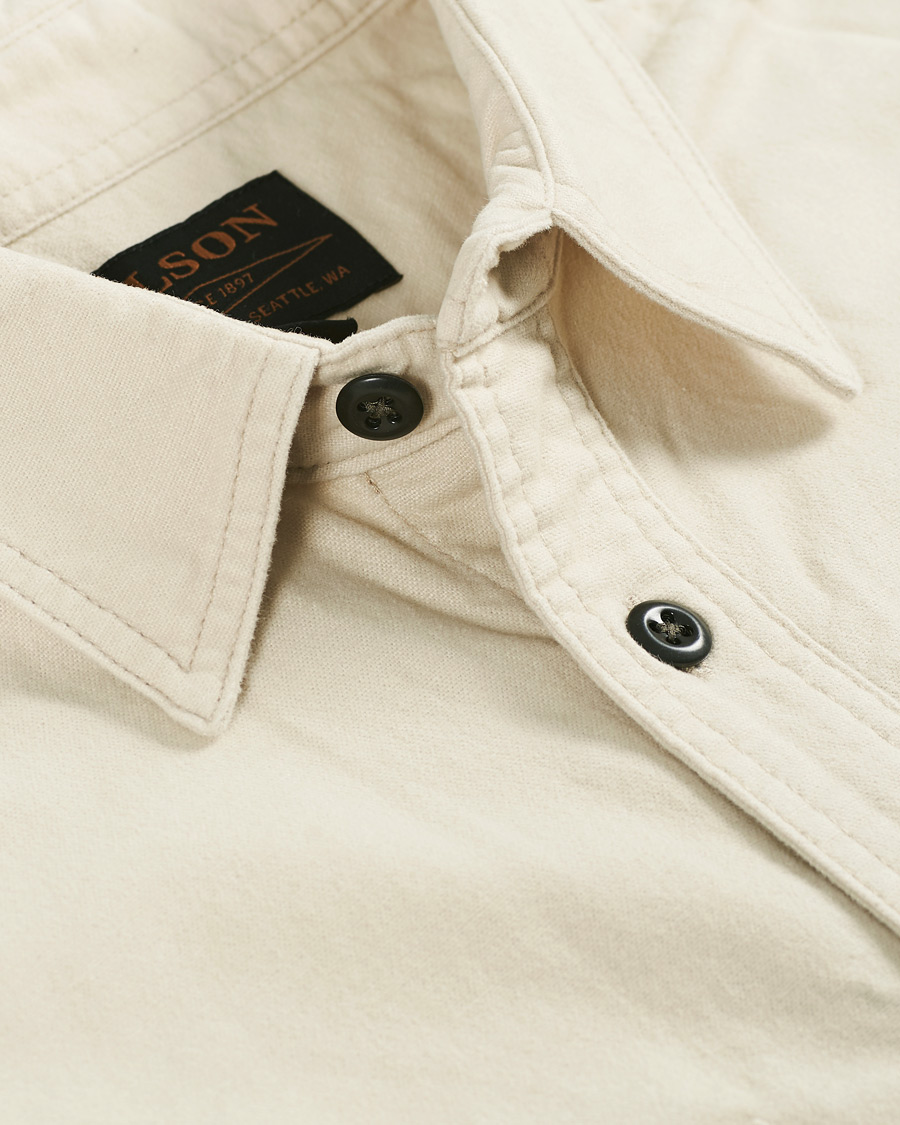 Uomini | Camicie | Filson | Field Flannel Shirt Off White