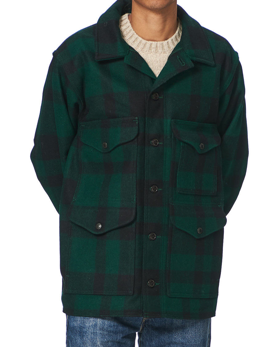 Uomini | Giacche | Filson | Mackinaw Cruiser Shirt Jacket Green/Black