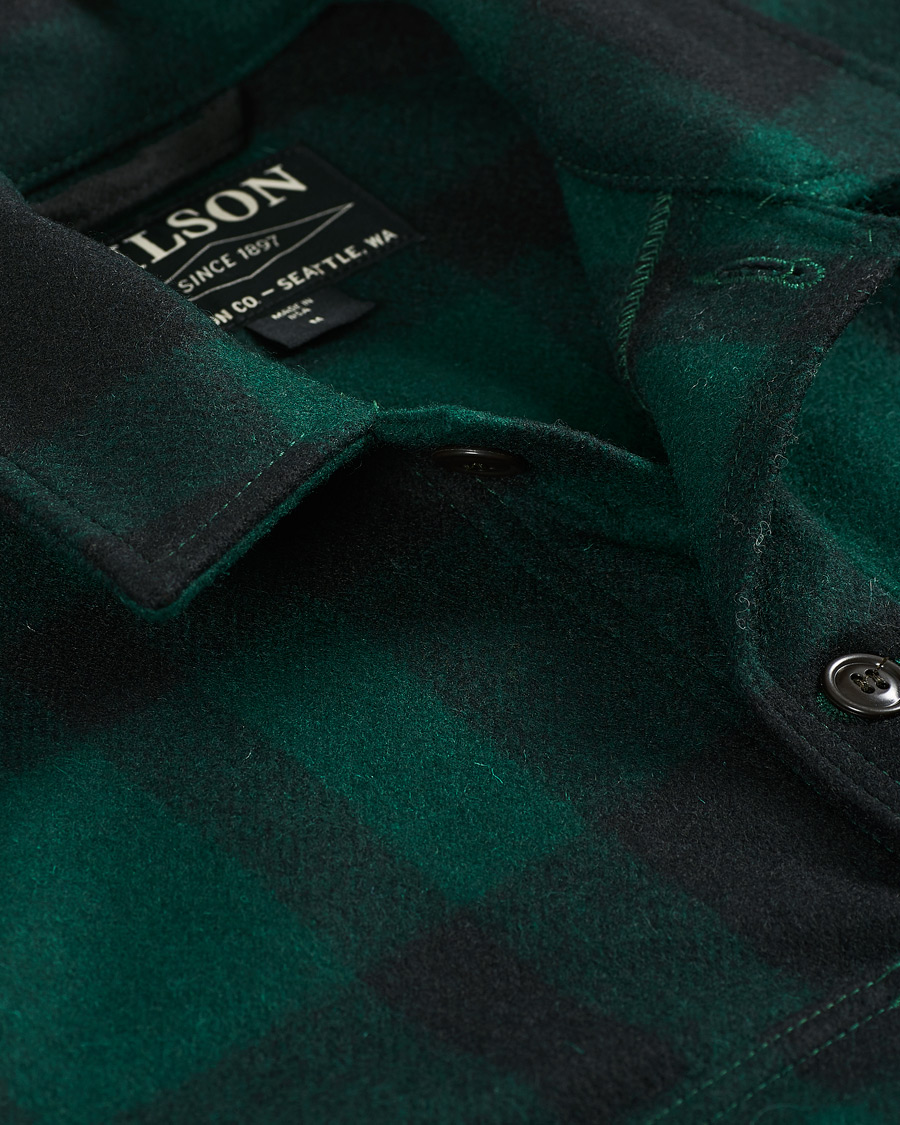 Uomini | Giacche | Filson | Mackinaw Cruiser Shirt Jacket Green/Black